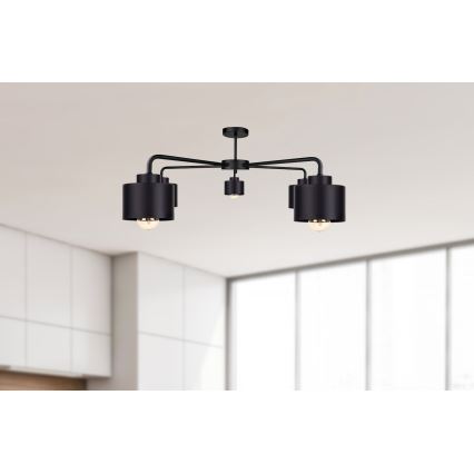 Lámpara de techo SIMPLY BLACK 5xE27/60W/230V
