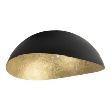 Lámpara de techo SOLARIS 1xE27/60W/230V diá. 48 cm negro/dorado