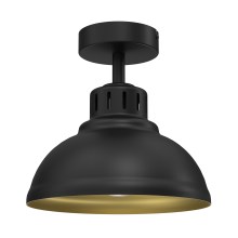 Lámpara de techo SVEN 1xE27/15W/230V negro/dorado