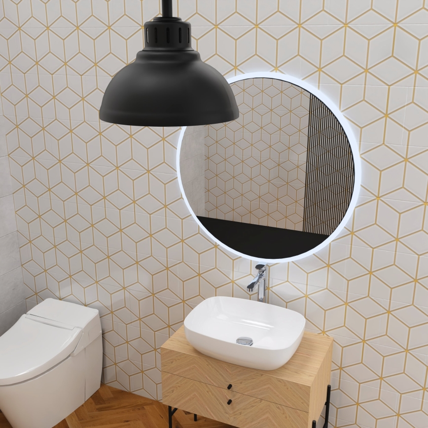 Lámpara de techo SVEN 1xE27/15W/230V negro