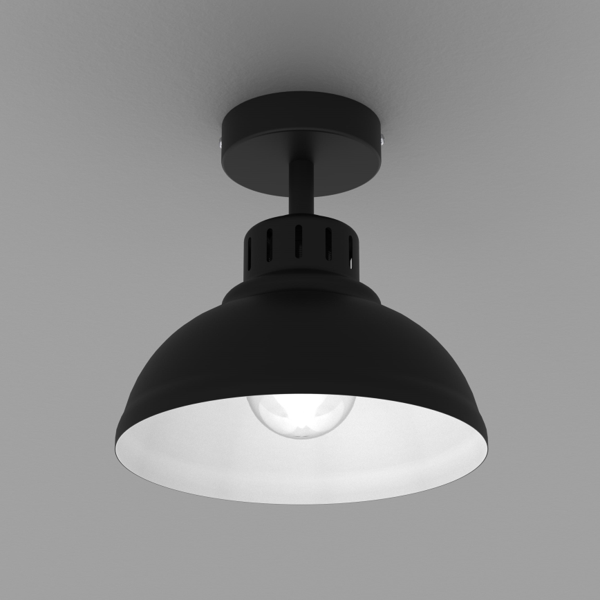 Lámpara de techo SVEN 1xE27/15W/230V negro