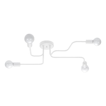 Lámpara de techo VECTOR 4xE27/15W/230V blanco