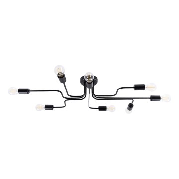 Lámpara de techo VECTOR 8xE27/15W/230V negro