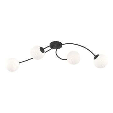 Lámpara de techo VIBRA 4xE14/10W/230V negro/blanco