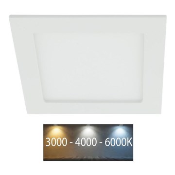 Lámpara empotrable de baño LED LED/12W/230V 3000/4000/6000K IP44