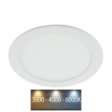 Lámpara empotrable de baño LED LED/18W/230V 3000/4000/6000K IP44