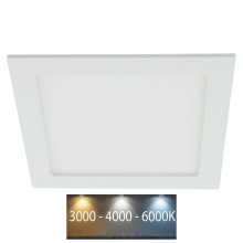 Lámpara empotrable de baño LED LED/24W/230V 3000/4000/6000K IP44