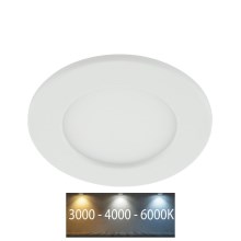 Lámpara empotrable de baño LED LED/6W/230V 3000/4000/6000K IP44