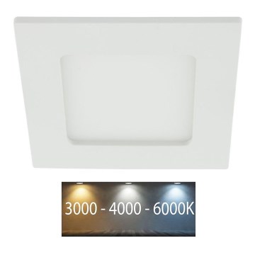 Lámpara empotrable de baño LED LED/6W/230V 3000/4000/6000K IP44