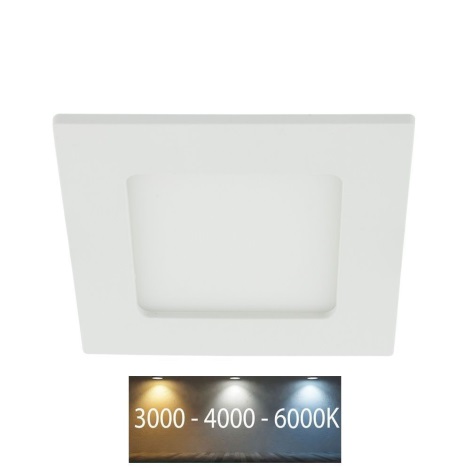 Lámpara empotrable de baño LED LED/6W/230V 3000/4000/6000K IP44