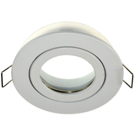 Lámpara empotrable de baño QUATRO 1xGU10/30W/230V IP54 blanco