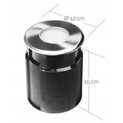 Lámpara empotrable de exterior LED EASY CONNECT 1xGU10/4W/230V 3000K IP65 redondeado