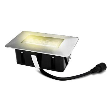 Lámpara empotrable de exterior LED EASY CONNECT LED/2W/230V 3000K IP67 rectangular