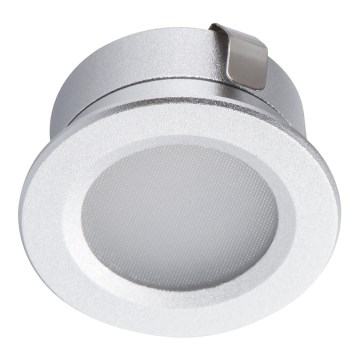 Lámpara empotrable de exterior LED IMBER LED/1W/12V 3000K diá. 3 cm 40 lm IP65 plata