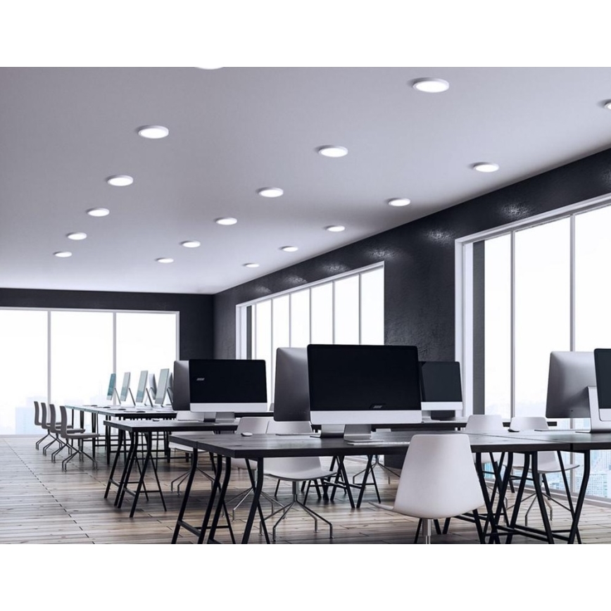 Lámpara empotrable LED ALGINE 2en1 LED/18W/230V 3000K