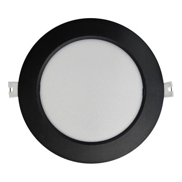 Lámpara empotrable LED CIRCLE LED/12W/230V 4000K diá. 17 cm negro