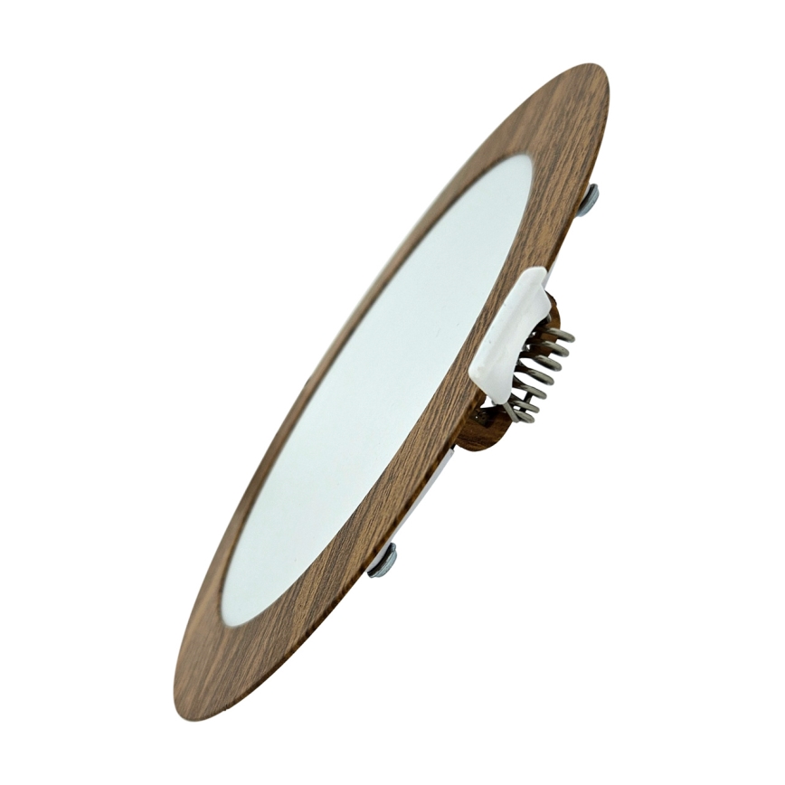 Lámpara empotrable LED CIRCLE LED/12W/230V 4200K diá. 16,7 cm marrón