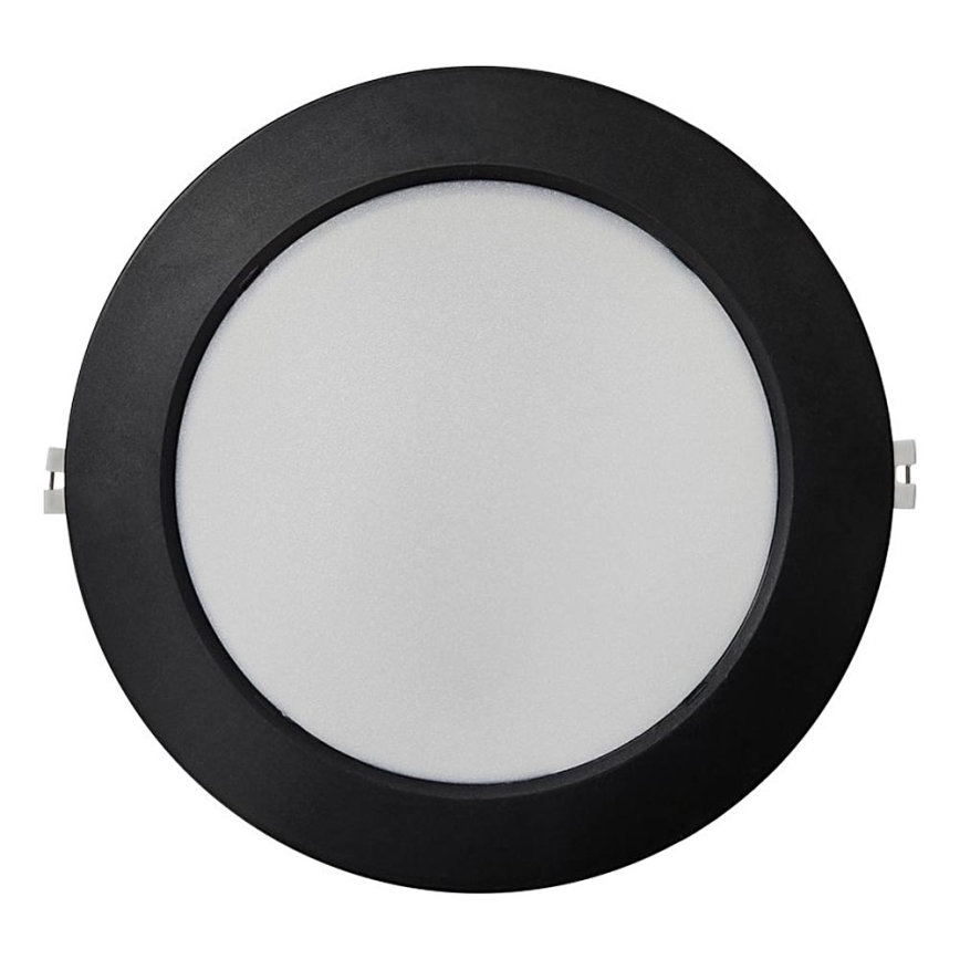 Lámpara empotrable LED CIRCLE LED/18W/230V 4000K diá. 22 cm negro