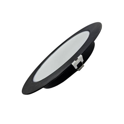 Lámpara empotrable LED CIRCLE LED/18W/230V 4000K diá. 22 cm negro