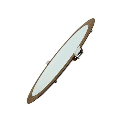 Lámpara empotrable LED CIRCLE LED/24W/230V 4200K diá. 29,6 cm marrón