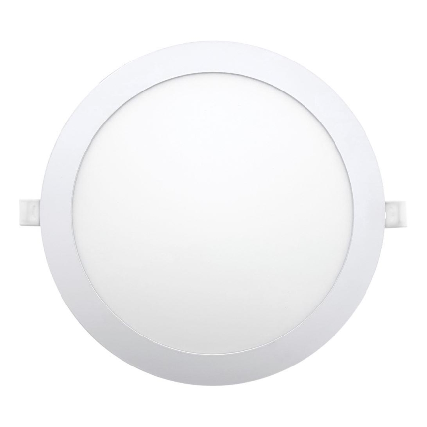 Lámpara empotrable LED CIRCLE LED/24W/230V 6500K diá. 30 cm blanco