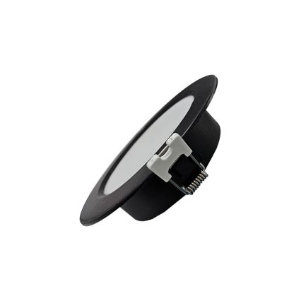 Lámpara empotrable LED CIRCLE LED/3W/230V 4000K diá. 9 cm negro