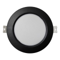 Lámpara empotrable LED CIRCLE LED/6W/230V 4000K diá. 12 cm negro