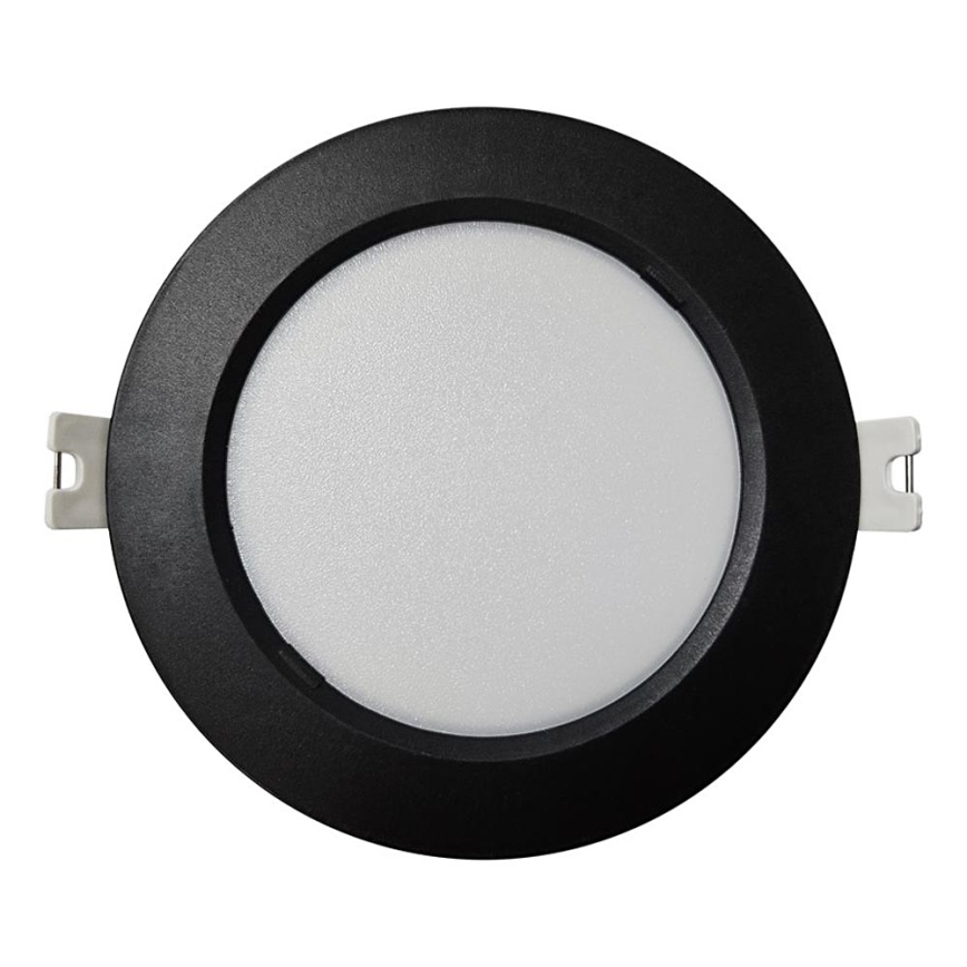 Lámpara empotrable LED CIRCLE LED/6W/230V 4000K diá. 12 cm negro