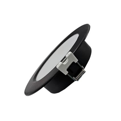 Lámpara empotrable LED CIRCLE LED/6W/230V 4000K diá. 12 cm negro