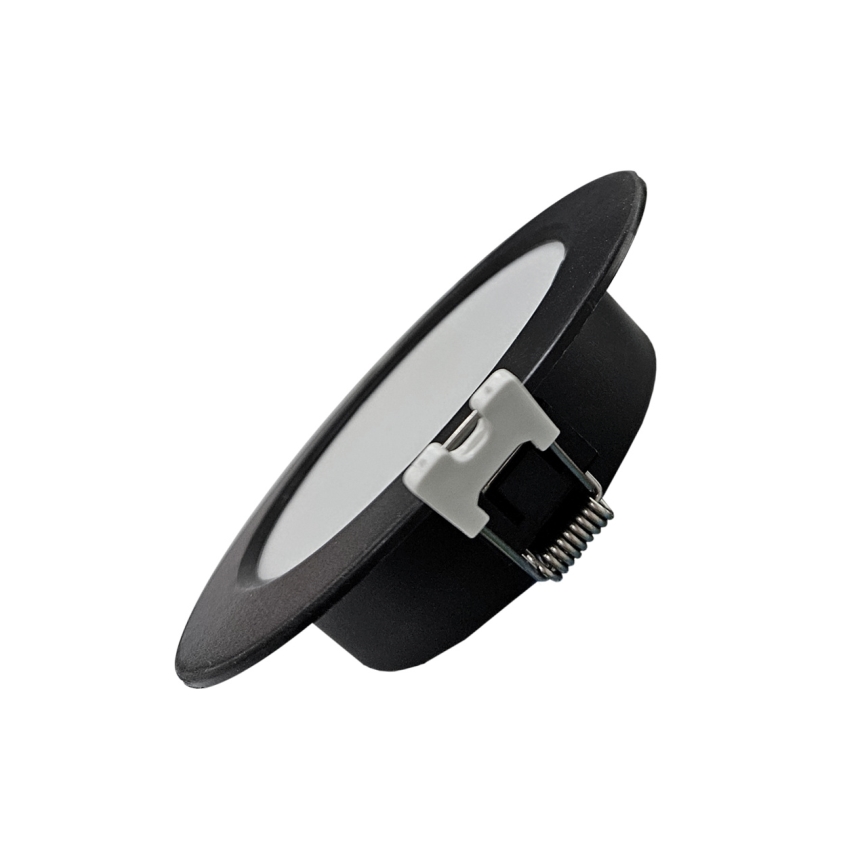 Lámpara empotrable LED CIRCLE LED/6W/230V 4000K diá. 12 cm negro