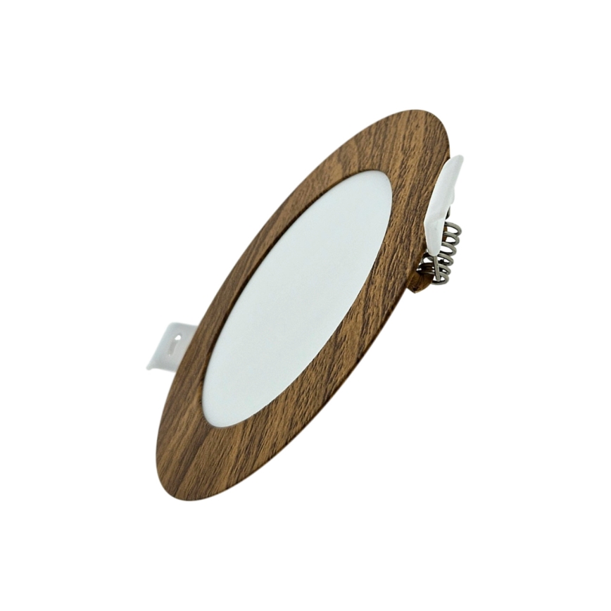 Lámpara empotrable LED CIRCLE LED/6W/230V 4200K diá. 11,8 cm marrón