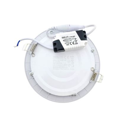 Lámpara empotrable LED CIRCLE LED/9W/230V 6500K diá. 14,5 cm blanco