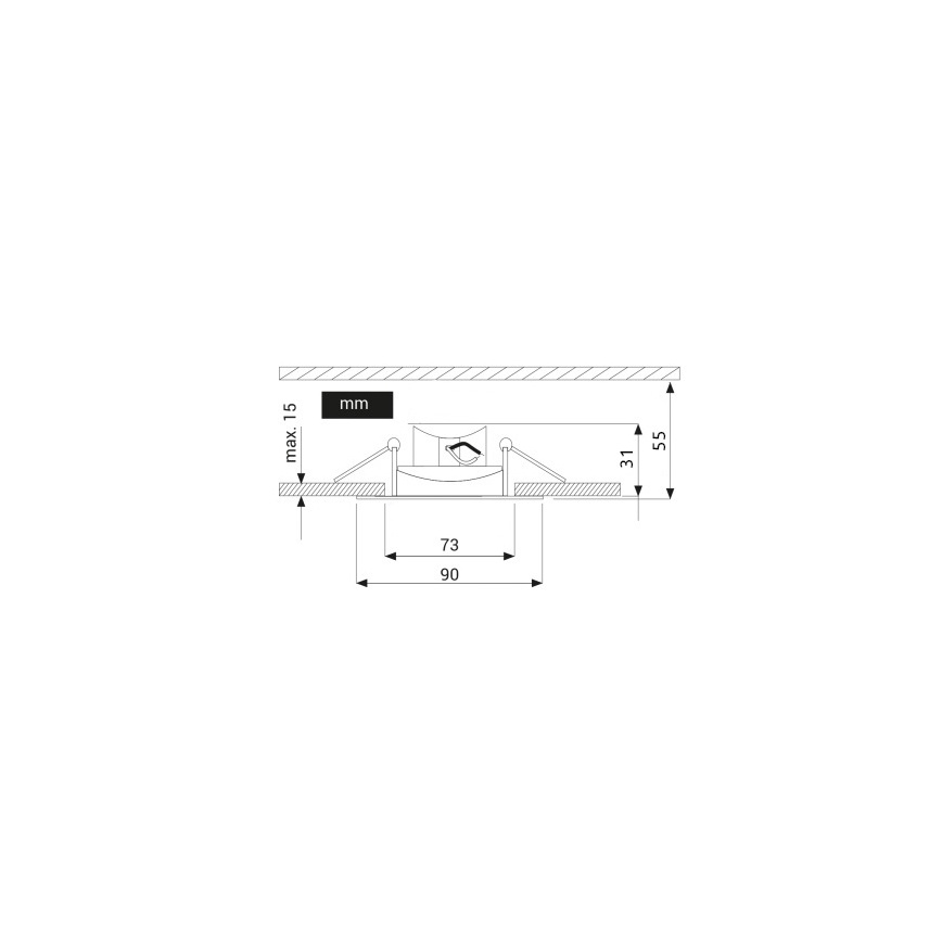 Lámpara empotrable LED EYE LED/5W/230V 3000K