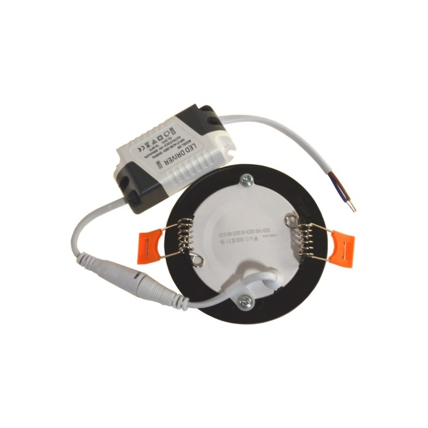 Lámpara empotrable LED GERD LED/3W/230V 4000K negro
