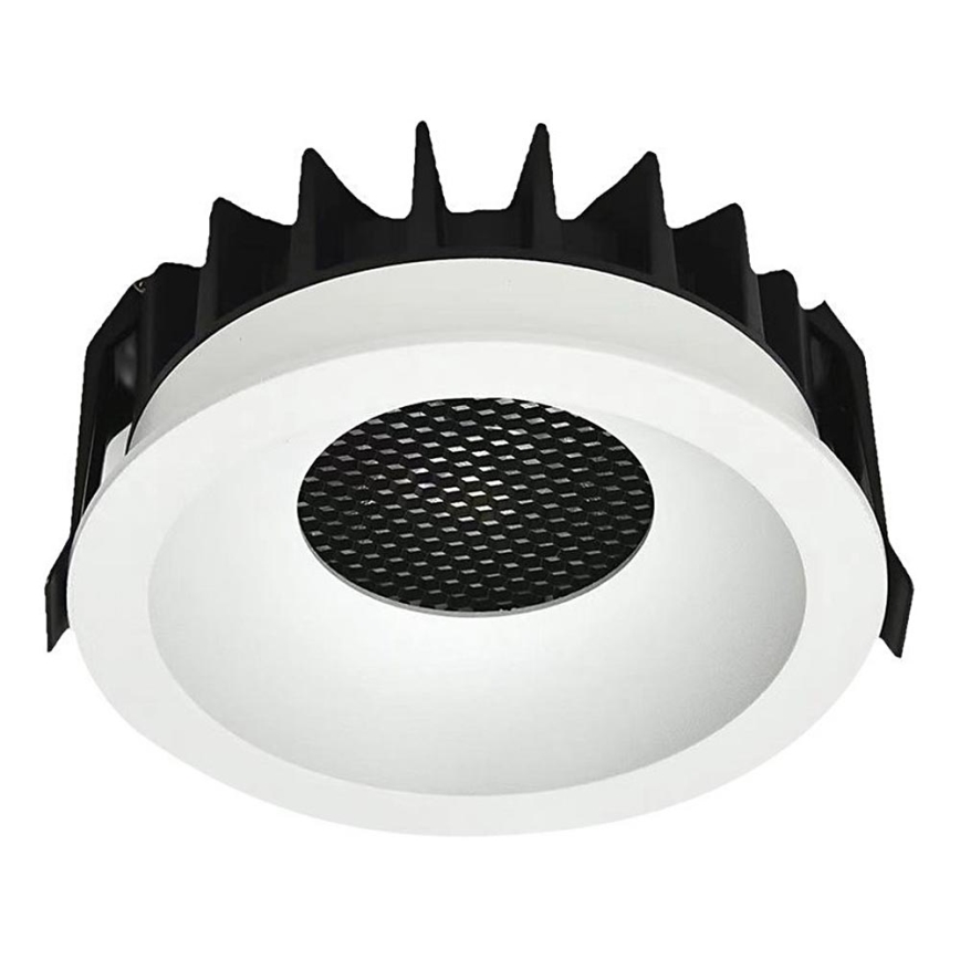 Lámpara empotrable LED LED/12W/230V 3000/4000/6400K ø 8,6 cm blanco