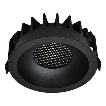 Lámpara empotrable LED LED/12W/230V 3000/4000/6400K ø 8,6 cm negro