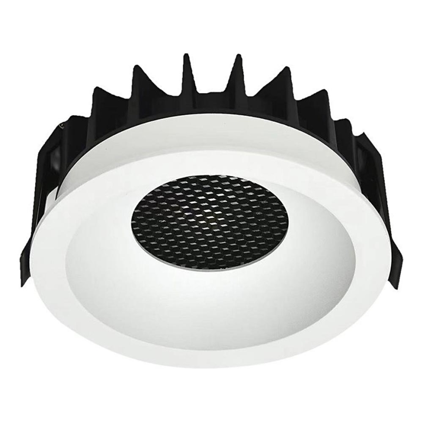 Lámpara empotrable LED LED/18W/230V 3000/4000/6400K diá. 10,6 cm blanco