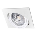 Lámpara empotrable LED LED/18W/230V 3000K 11,5x11,5 cm blanco