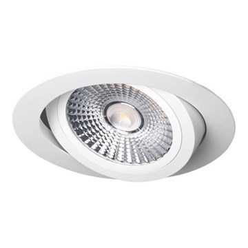 Lámpara empotrable LED LED/18W/230V 3000K diá. 11,5 cm blanco