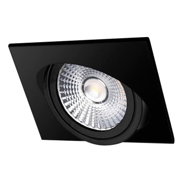 Lámpara empotrable LED LED/18W/230V 4000K 11,5x11,5 cm negro