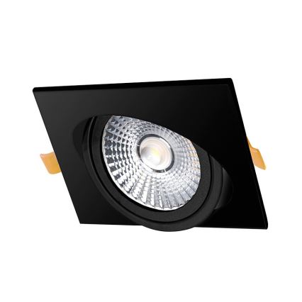 Lámpara empotrable LED LED/18W/230V 4000K 11,5x11,5 cm negro