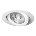 Lámpara empotrable LED LED/18W/230V 4000K diá. 11,5 cm blanco