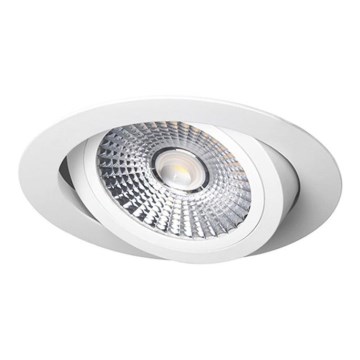 Lámpara empotrable LED LED/18W/230V 4000K diá. 11,5 cm blanco