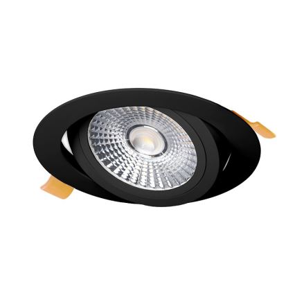 Lámpara empotrable LED LED/18W/230V 4000K diá. 11,5 cm negro