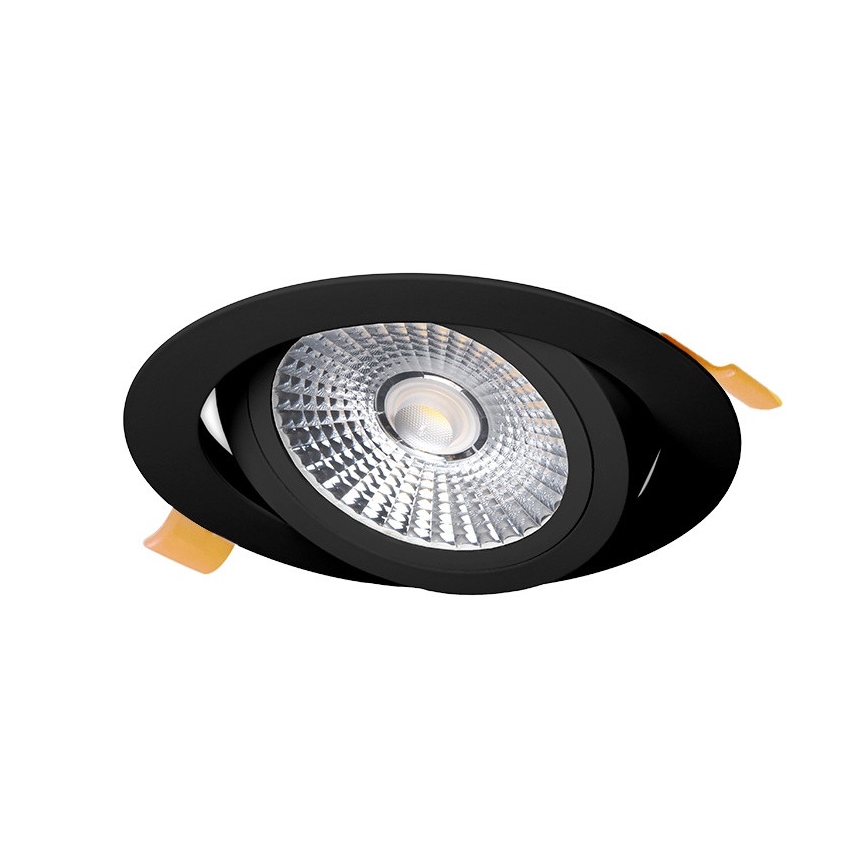 Lámpara empotrable LED LED/18W/230V 4000K diá. 11,5 cm negro