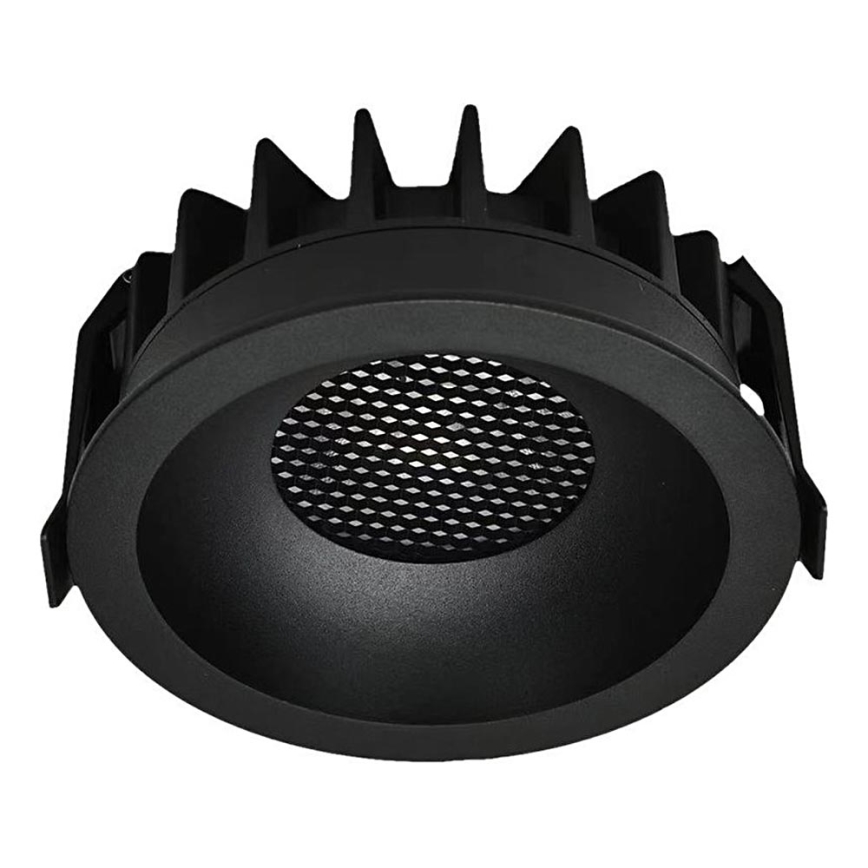Lámpara empotrable LED LED/24W/230V 3000/4000/6400K ø 13,5 cm negro