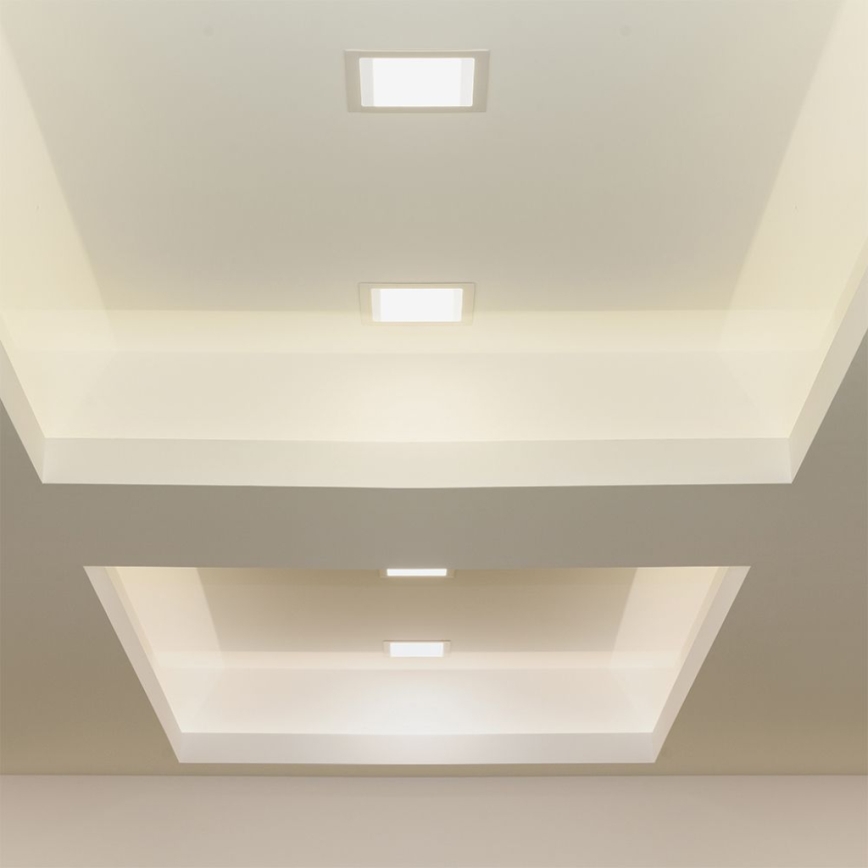 Lámpara empotrable LED LED/6W/230V 12x12 cm 6500K blanco