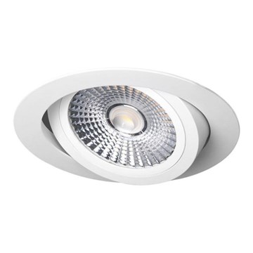 Lámpara empotrable LED LED/6W/230V 3000K diá. 8,5 cm blanco