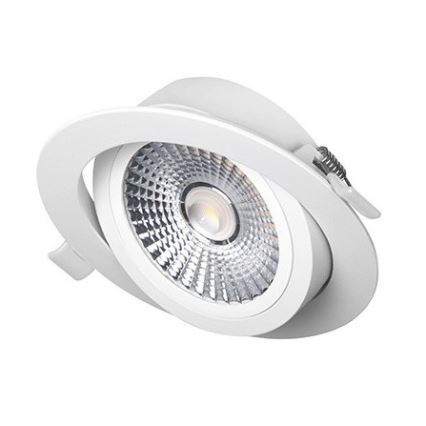Lámpara empotrable LED LED/6W/230V 3000K diá. 8,5 cm blanco