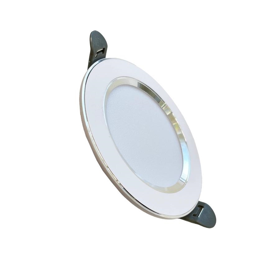 Lámpara empotrable LED LED/7,5W/230V 4000K blanco/plata